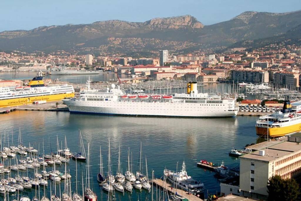 Bel Appartement T3 Mourillon A 5 Min Des Plages - Vue Mer Toulon Buitenkant foto